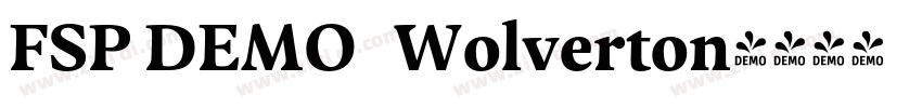 FSP DEMO   Wolverton字体转换